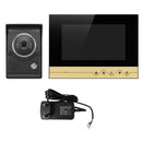 Waterproof Video Doorphone Door Bell Intercom Night Vision Monitor Camera Home Security System Kits Golden