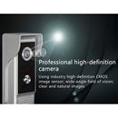 7 Inch Video Door Phone Doorbell Entry Intercom System Kit with 1-camera 1-monitor TFT LCD Screen Unlock IR Night Vision Rainproof Home Security EU Plug (Golden)