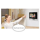 7'' Video Door Phone Doorbell Video Entry System 2-Way Intercom Kit 1-camera 1-monitor IR Night Vision Waterproof - EU Plug