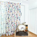 100x250cm Door Window Curtain Eyelet Floral Room Drape Divider Butterfly