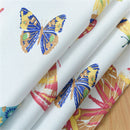 100x250cm Door Window Curtain Eyelet Floral Room Drape Divider Butterfly