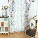 100x250cm Voile Door Window Curtain Floral Room Drape Divider Bedroom Sheer Panel Window Treatment Butterfly