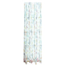 100x250cm Voile Door Window Curtain Floral Room Drape Divider Bedroom Sheer Panel Window Treatment Butterfly