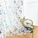 100x250cm Voile Door Window Curtain Floral Room Drape Divider Bedroom Sheer Panel Window Treatment Butterfly
