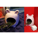 Pet Hamster Feeder Feeding Bowl Dish Small Animal Supplies