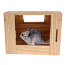 Wood Hamster Mouse Gerbille Cage Pet Bathroom Toy Toilet Bath Sand 2-path