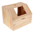Wood Hamster Mouse Gerbille Cage Pet Bathroom Toy Toilet Bath Sand 2-path