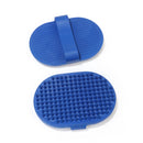 Pet Dog Puppy Bath Grooming Massage Brush Hair Comb Soft Rubber Bath Wash Tool ( Blue )