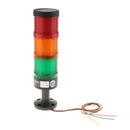 DC 24V 6W LED Signal Tower Alarm Lamp Red Green Yellow Indicator Light, Widely used in Industrial Construction Residential area, Work Zone Traffic and so on