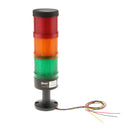 DC 24V 6W LED Signal Tower Alarm Lamp Red Green Yellow Indicator Light, Widely used in Industrial Construction Residential area, Work Zone Traffic and so on