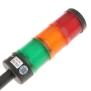 DC 24V 6W LED Signal Tower Alarm Lamp Red Green Yellow Indicator Light, Widely used in Industrial Construction Residential area, Work Zone Traffic and so on