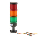 DC 24V 6W LED Signal Tower Alarm Lamp Red Green Yellow Indicator Light, Widely used in Industrial Construction Residential area, Work Zone Traffic and so on