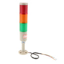 DC 24V 6W LED Signal Tower Alarm Lamp Red Green Yellow Indicator Light, Widely used in Industrial Construction Residential area, Work Zone Traffic and so on
