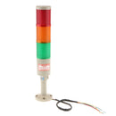 DC 24V 6W LED Signal Tower Alarm Lamp Red Green Yellow Indicator Light, Widely used in Industrial Construction Residential area, Work Zone Traffic and so on