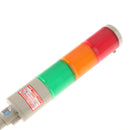 DC 24V 6W LED Signal Tower Alarm Lamp Red Green Yellow Indicator Light, Widely used in Industrial Construction Residential area, Work Zone Traffic and so on