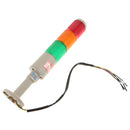 DC 24V 6W LED Signal Tower Alarm Lamp Red Green Yellow Indicator Light, Widely used in Industrial Construction Residential area, Work Zone Traffic and so on