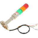 DC 24V 6W LED Signal Tower Alarm Lamp Red Green Yellow Indicator Light, Widely used in Industrial Construction Residential area, Work Zone Traffic and so on