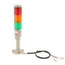 DC 24V 6W LED Signal Tower Alarm Lamp Red Green Yellow Indicator Light, Widely used in Industrial Construction Residential area, Work Zone Traffic and so on
