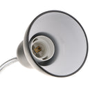 Flexible Reptile Lamp Holder E27 Light Bulb Table Lamp Holder EU Plug Black