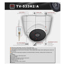 1080P HD Dome Security Camera IR Camera DVR Surveillance System EU Standard