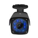 720P HD Security Camera Indoor/Outdoor IP66 Waterproof Bullet Cameras with IR Night Vision LEDs Home Video Surveillance Kits, Metal Housing, EU Standard Black