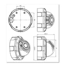 4x Optical Zoom 1080P Dome IP PoE Security Camera Night Vision EU Standard
