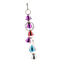 Pet Bird Parrot Cage Accessory Bell Stand Chewing Bell Swing Bar Ladder Toys