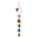 Pet Bird Parrot Cage Accessory Bell Stand Chewing Bell Swing Bar Ladder Toys