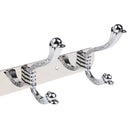 Wall Mounted Strong 5-Hook Rack Hook Coat Key Clothes Towel Hanger 3