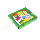 Wooden Parrot Birds Swing Toys Hanging Perch for Parakeets Activiy 20cmx17cm, Pet Birds Supplies