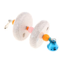 Pet Swing Bird Climb Chew Stone Parrot Cage Hanging Toy Bell Parakeet Budgie