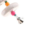Pet Swing Bird Climb Chew Stone Parrot Cage Hanging Toy Bell Parakeet Budgie