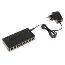 8-Port 10/100Mbps Ethernet Network Switch Desktop Fast LAN Adapter EU Plug