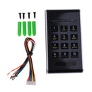 Access Control System Door Keypad Locks Touch Keypad Access Control Keypad Door Lock Outdoor 125KHz Keypad ID Support 1000 User (Black)