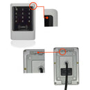 125KHz RFID Card+Password Metal Entry Door Access Control Keypad