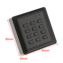 12V Home Security Door Access Controller IC Card 2000 Users With Backlight