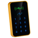 Touch Keypad RFID Card Reader For Door Access Control Card Readers Golden