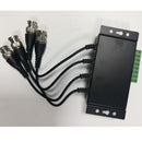 4CH Passive Video Balun Transceiver Box Via Twisted Pairs BNC Male RJ45