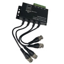 4CH Passive Video Balun Transceiver Box Via Twisted Pairs BNC Male RJ45