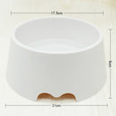 No Spill Do Not Wet the Pet Bowl No Splash Dog Cat Dish Feeder Water Drinker -Green