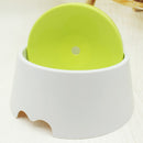 No Spill Do Not Wet the Pet Bowl No Splash Dog Cat Dish Feeder Water Drinker -Green