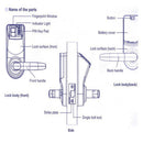 3 In 1 LS9 Door Lock Fingerprint Keyless Password Access Control With Tools
