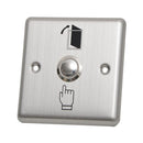 Anit-rust Strong Metal Door Exit Push Button Switch Plate for Home Office Access Control System