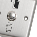 Anit-rust Strong Metal Door Exit Push Button Switch Plate for Home Office Access Control System