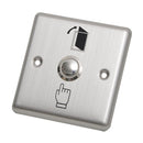 Anit-rust Strong Metal Door Exit Push Button Switch Plate for Home Office Access Control System