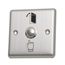 Anit-rust Strong Metal Door Exit Push Button Switch Plate for Home Office Access Control System