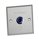 Door Exit Button Switch Plate With LED Light Indicator for Home Office Access Control System 86x86x44mm