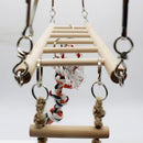 Bird Cage Chewing Toy Swing Toy Parrot Ladder Exercise Toy Cage Ornament