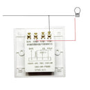 Wall Mount Smart Voice Control Light Sensor Switch Sound & Light Controlled