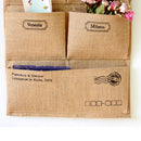 Wall Hanging Storage Bag Organizer Toy Cosmetic Key Socks Underwear Holder with 5 Pockets